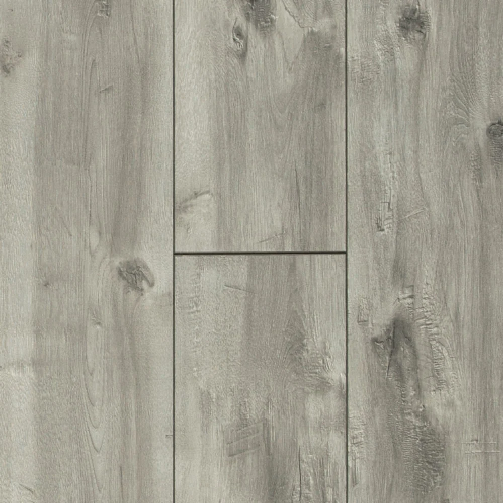 12mm Boylan Gray 72 Hour Water-Resistant Laminate Flooring 8 in. Wide x 47.638 in. Long - As-Is - Stack Out - 462.26 Sq. Ft.