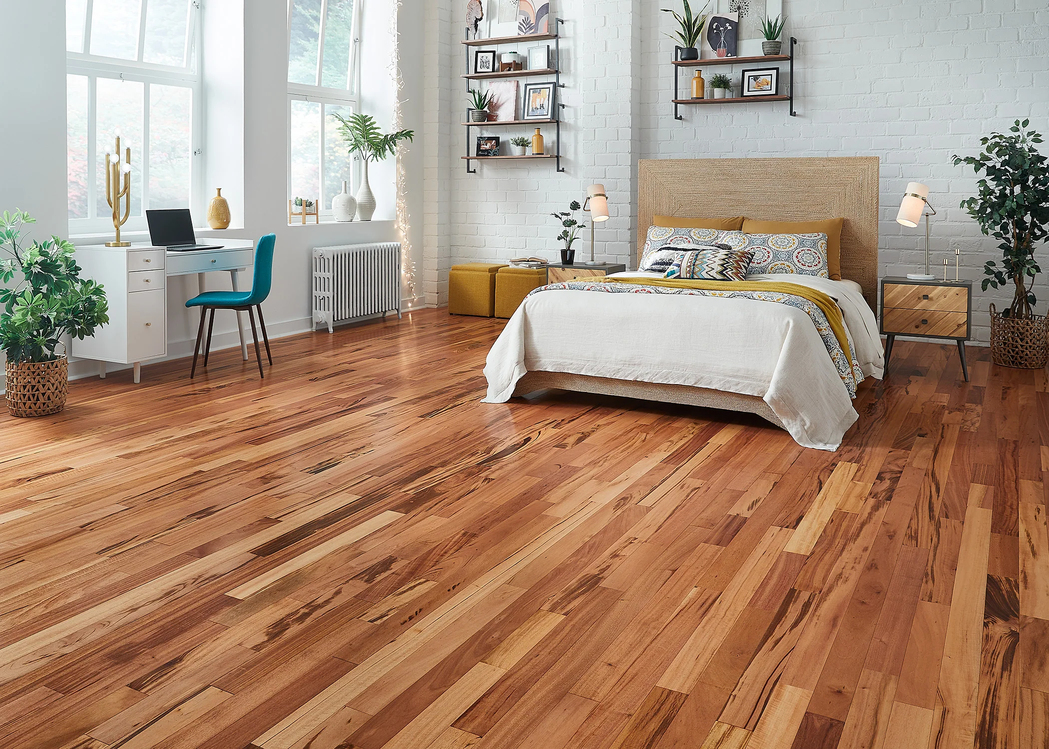 3/4 in. Brazilian Koa Prefinished Solid Hardwood Flooring 3.25 in. Wide - Image 2