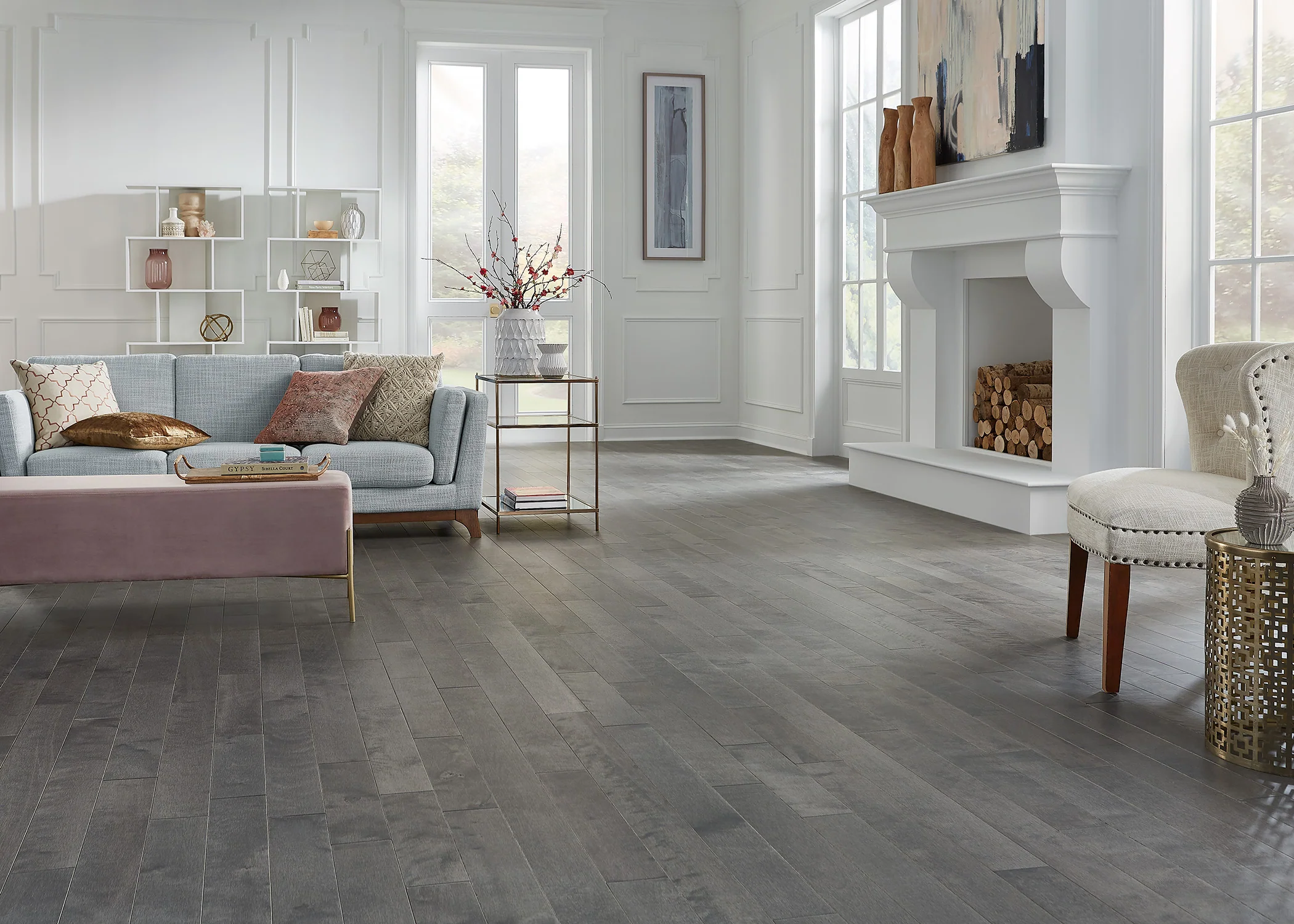 3/4 in. Pasque Island Distressed Solid Hardwood Flooring - Sample - Image 2
