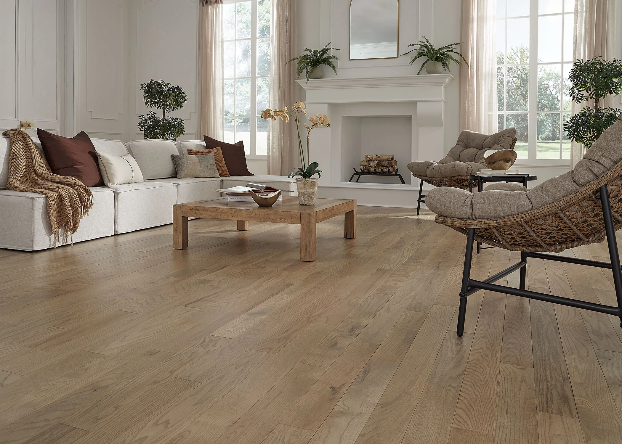 3/4 in. Winter Seaport Oak Solid Hardwood Flooring â€“ Sample - Image 2