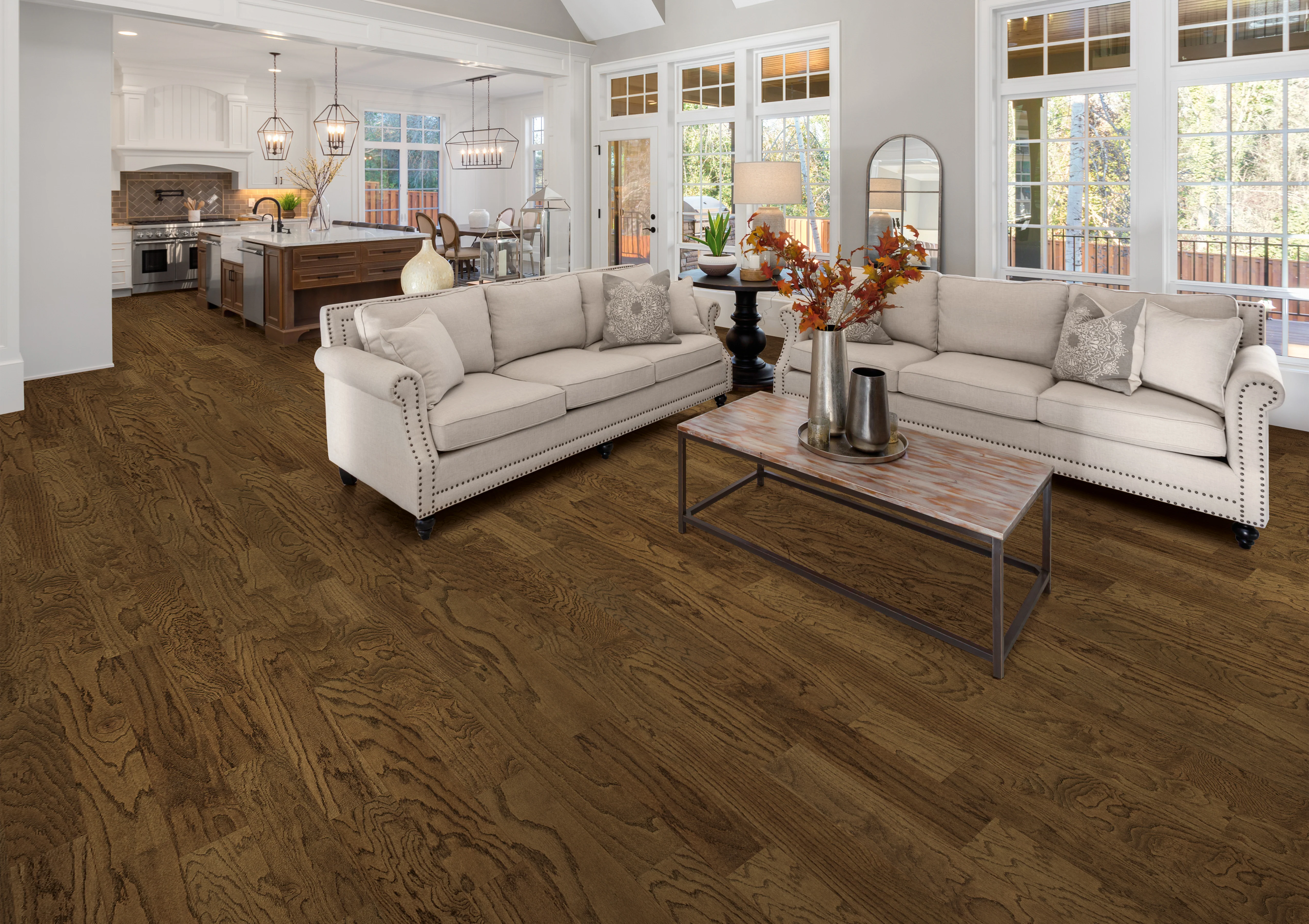 3/8" Red Oak Peak Quick Click Engineered Hardwood Flooring 5.38 in. Wide - Image 2
