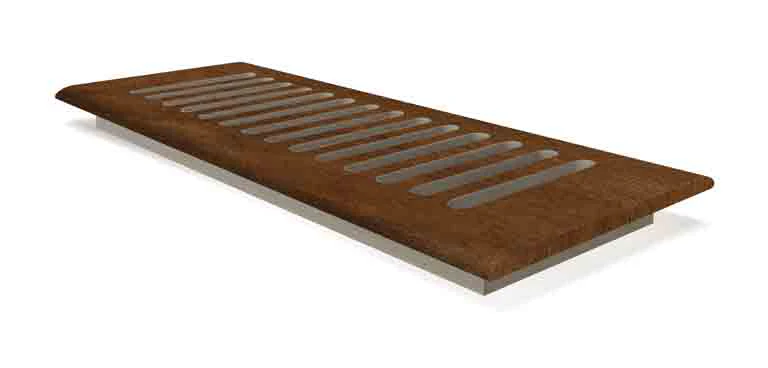 4 x 12 Mulled Cider Oak Drop In Grill