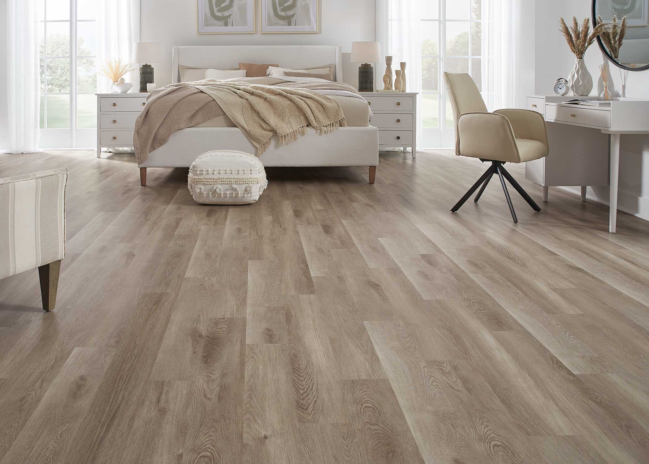 4mm w/pad Midtown Oak Waterproof Rigid Vinyl Plank Flooring - Sample - Image 2