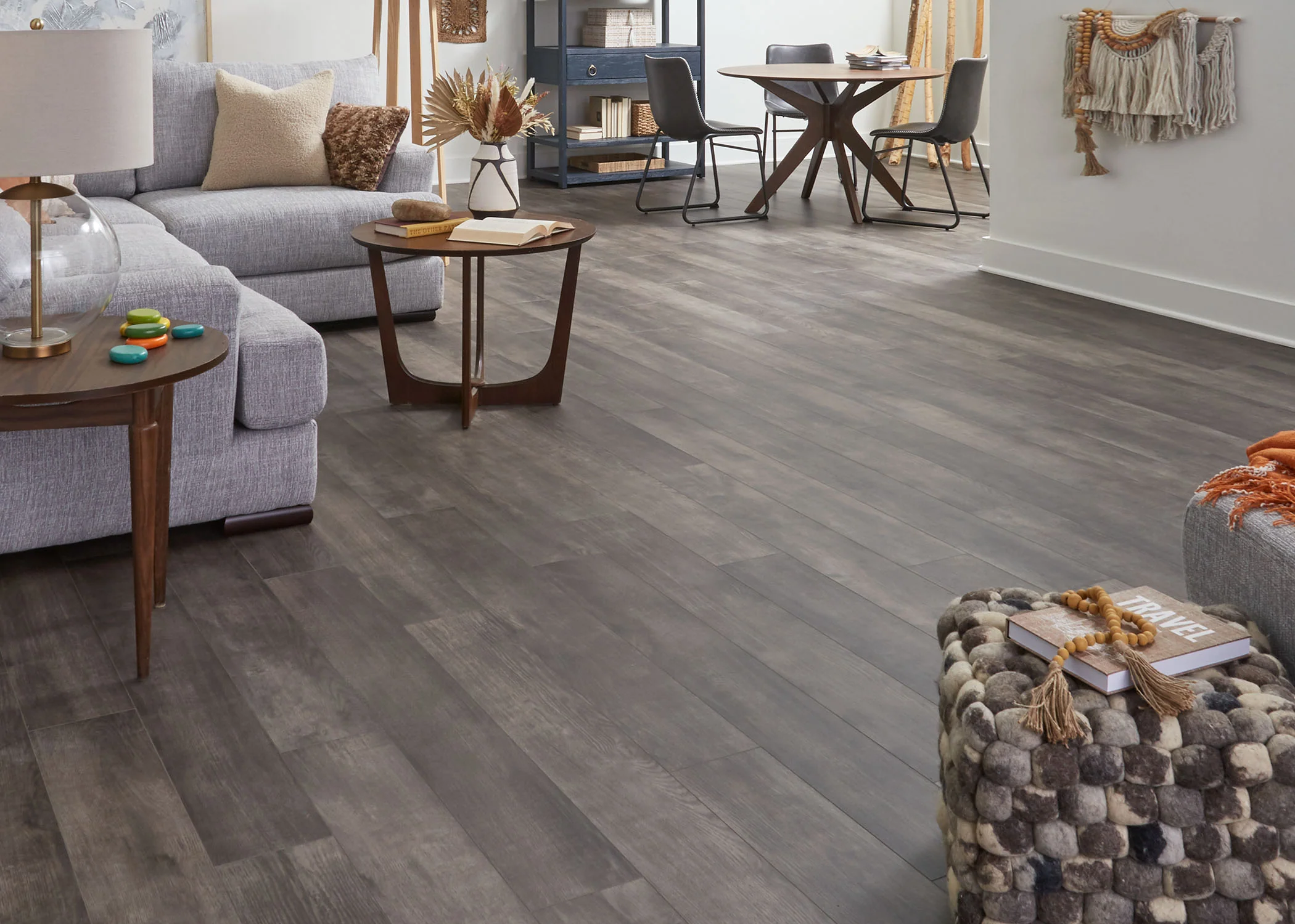 5mm w/pad Rothenberg Oak Waterproof Rigid Vinyl Plank Flooring 6.81 in. Wide x 51 in. Long - As-Is - Stack Out - 184.94 Sq. Ft. - Image 2