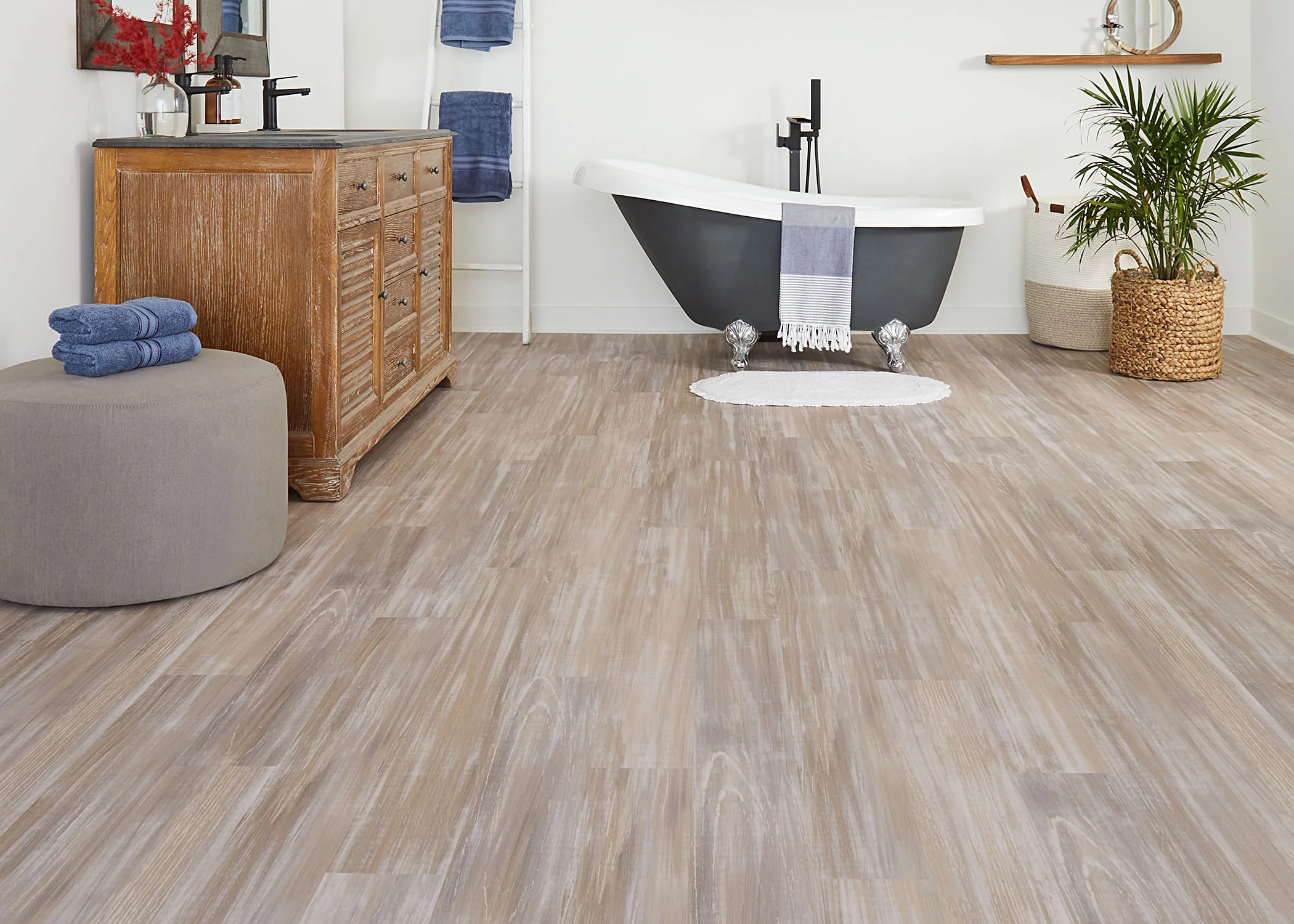 5mm w/pad Southern Summit Ash Rigid Vinyl Plank Flooring - Sample - Image 2