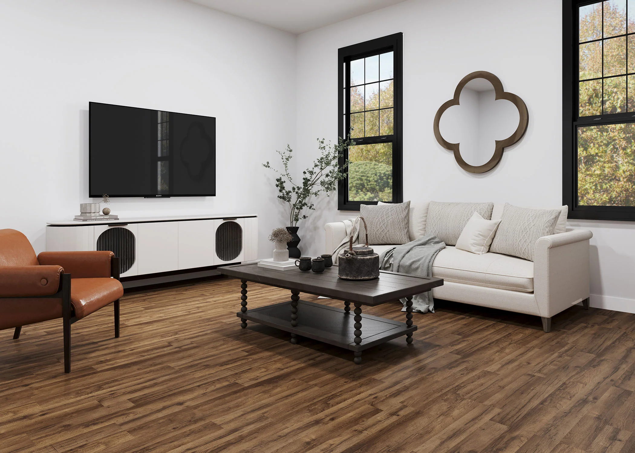 7mm Parlor Oak Laminate Flooring - Sample - Image 2