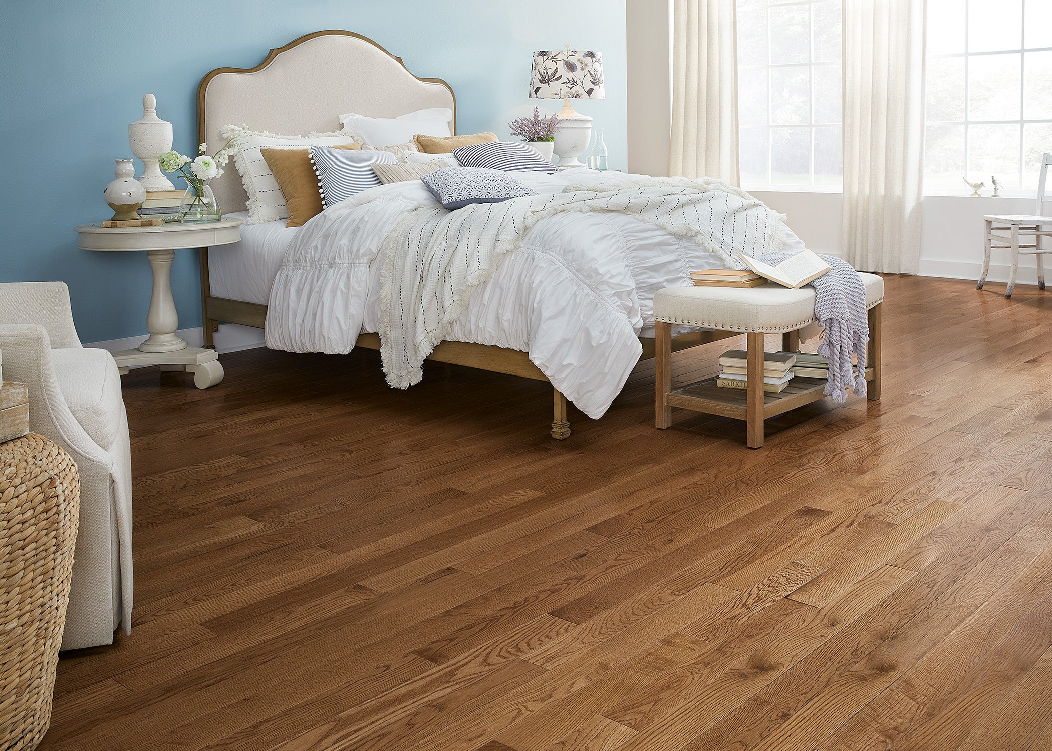 3/4 in. Warm Spice Oak Prefinished Solid Hardwood Flooring 3.25 in. Wide - Image 2