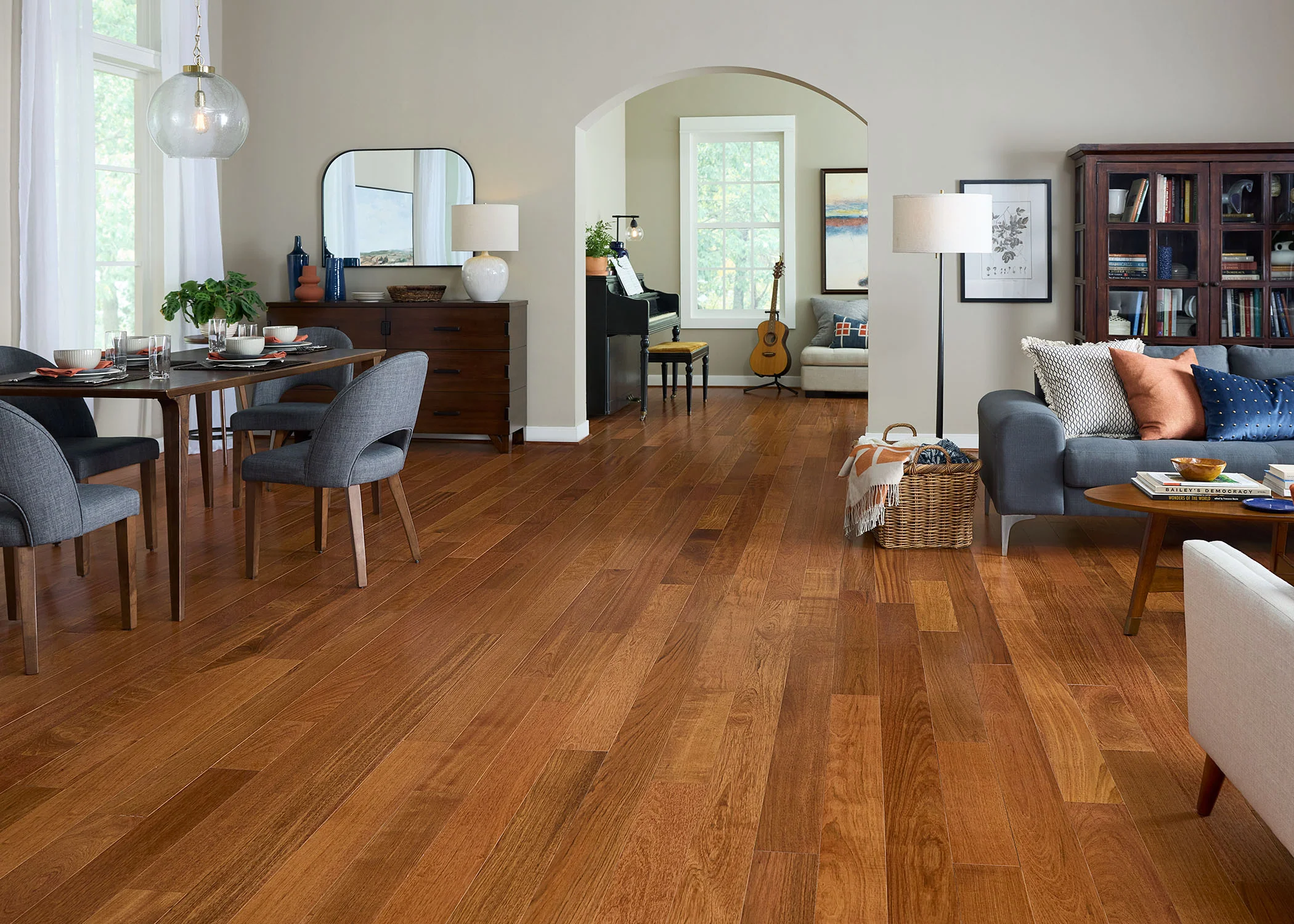 3/4 in. Brazilian Cherry Prefinished Solid Hardwood Flooring 5 in. Wide - Image 2
