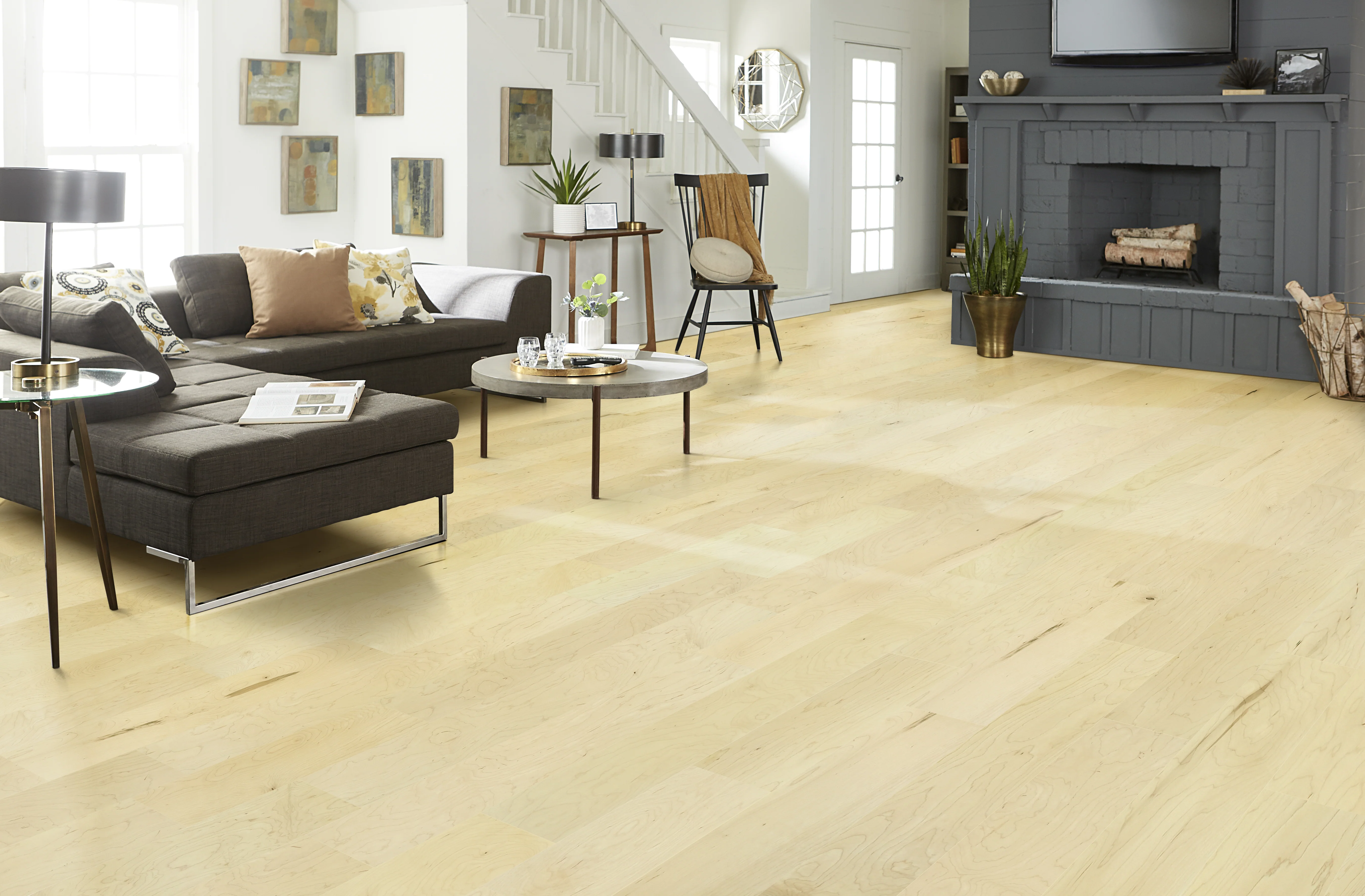 1/2 in. Bellagio Maple Prefinished Engineered Hardwood Flooring 7.5 in. Wide - Image 2