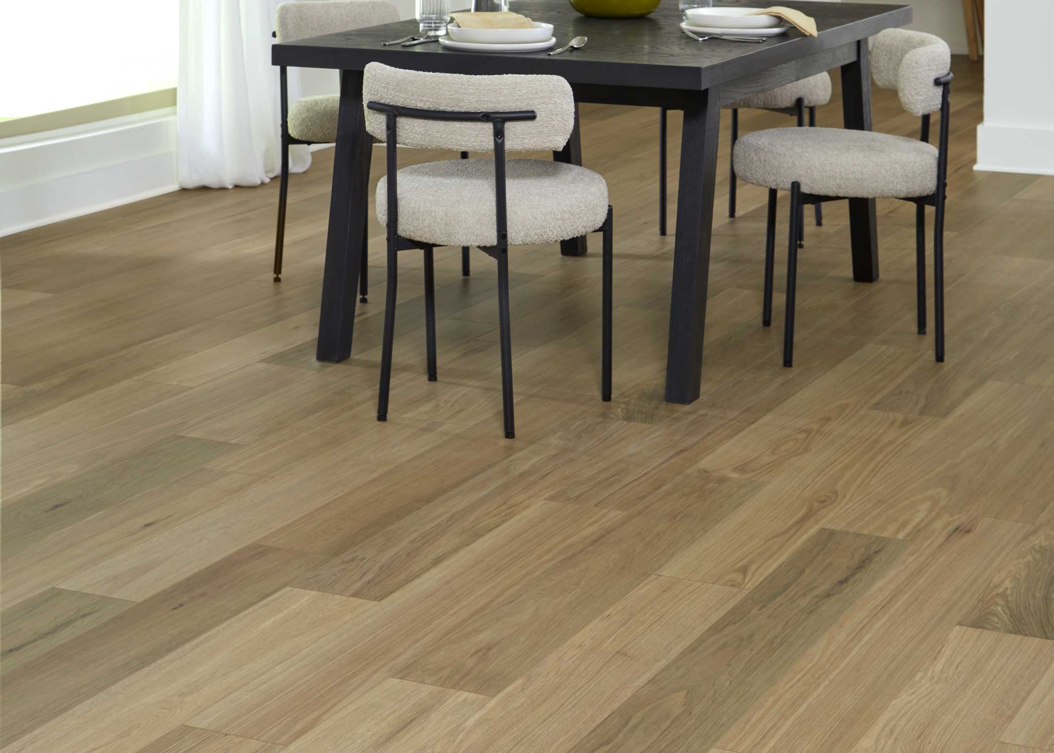 8mm w/pad Tupelo Honey Oak Water-Resistant Hybrid Resilient Flooring 6.97 in. Wide x 50.79 in. Long - Image 2