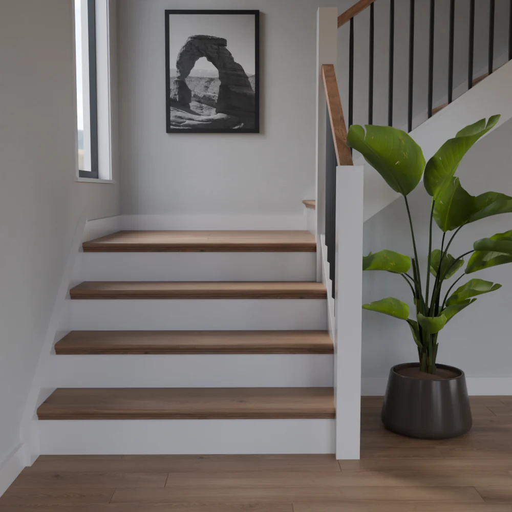 Hazelton Oak 48 in Length Retro Fit Tread - Image 2