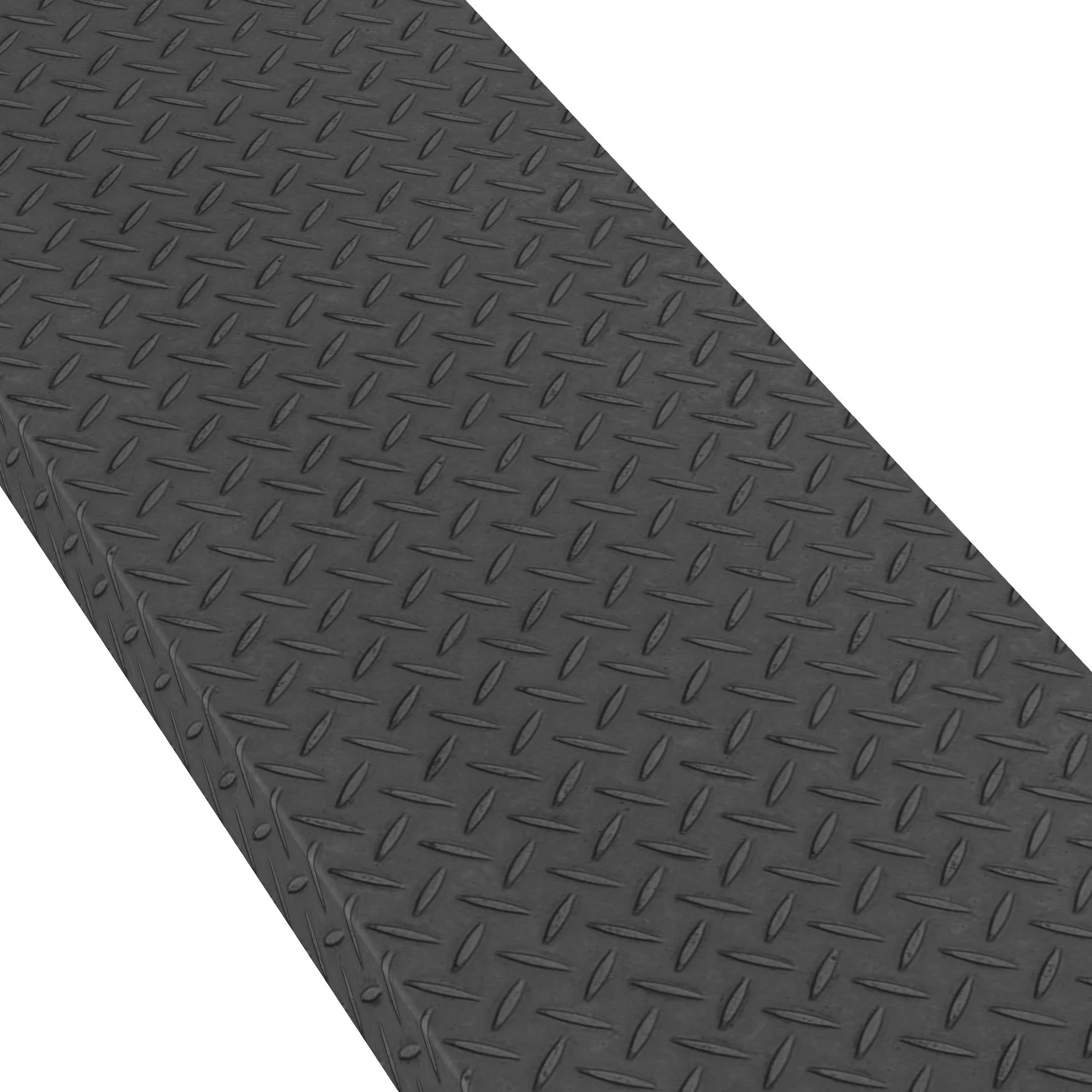 Machined Black 48 in Length Square Retro Fit Tread - Image 2