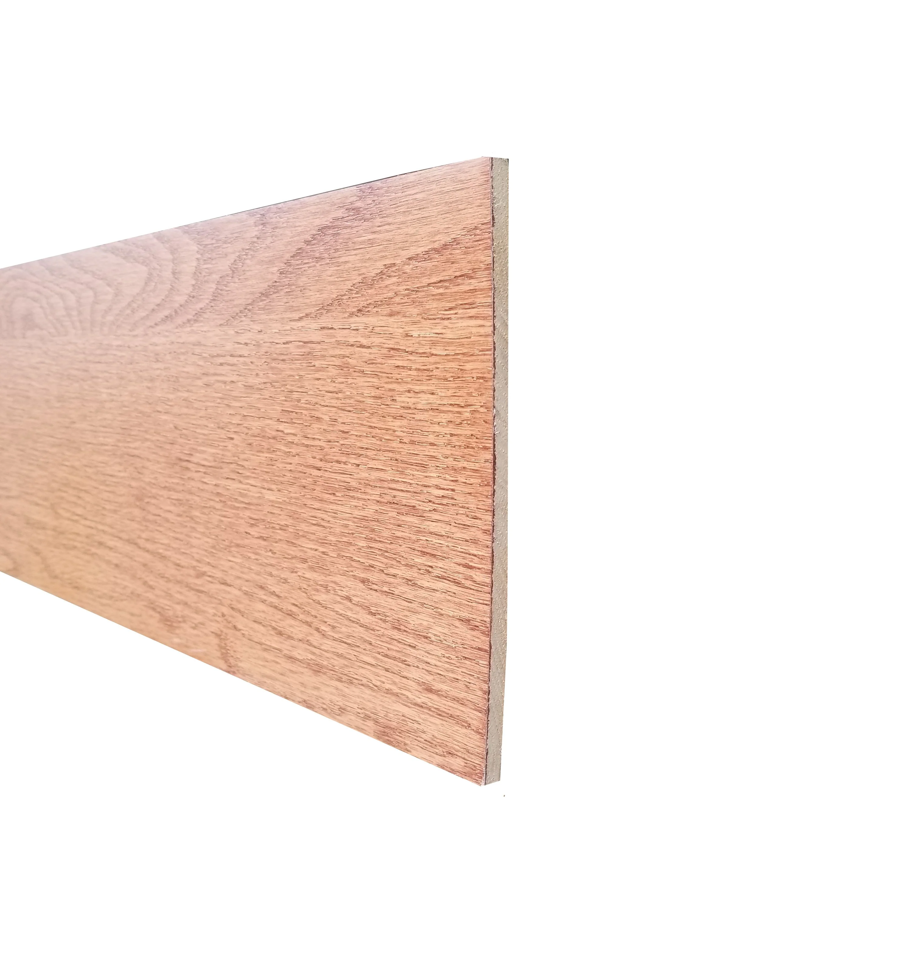 Prefinished Classic Gunstock Oak 11/32 in. Thick x 7.5 in. Wide x 48 in. Length Retrofit Riser