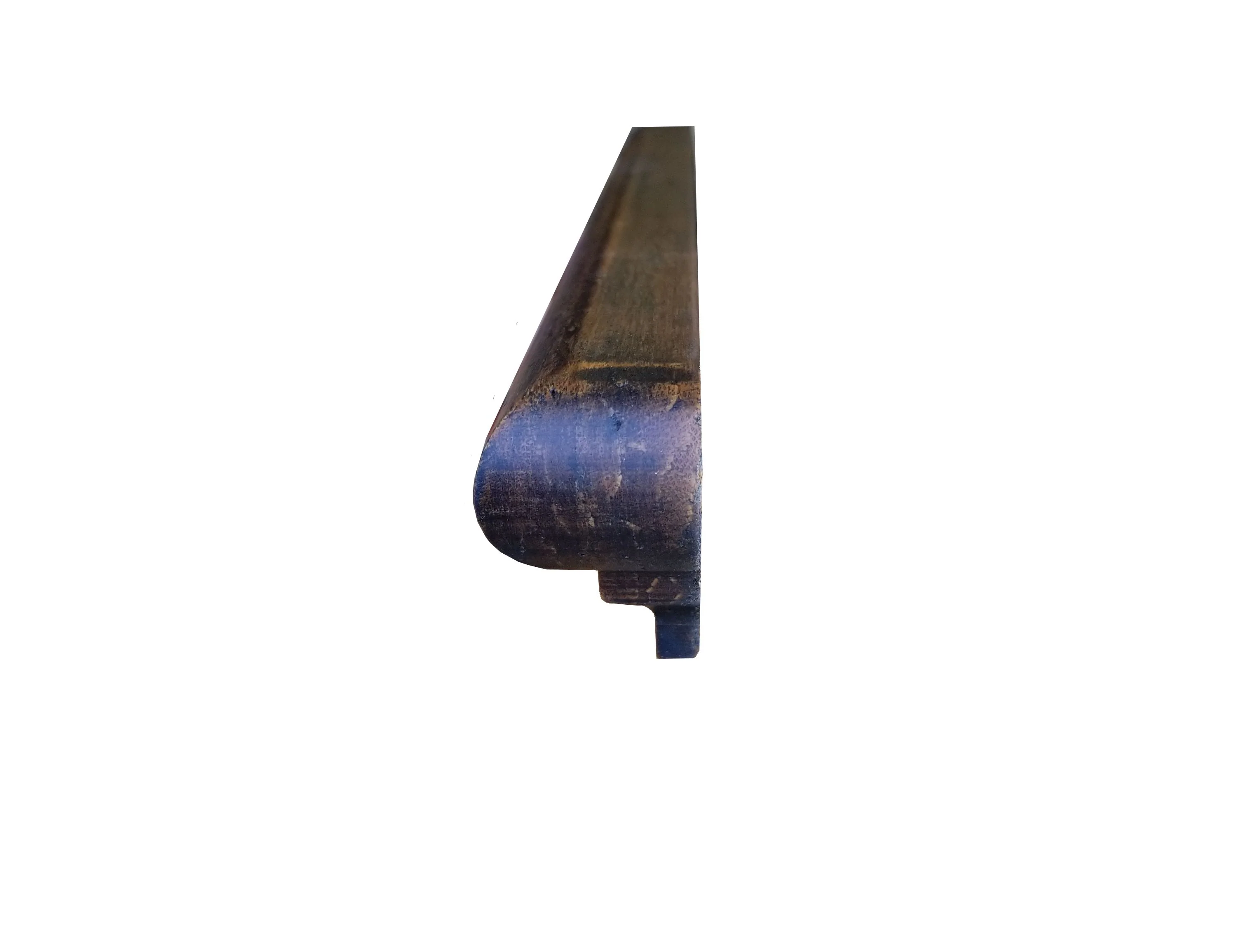 Prefinished Solid Wood Honey Strand Bamboo 1 in. T x 1.88 in. W x 14.75 in. L Retrofit Return End
