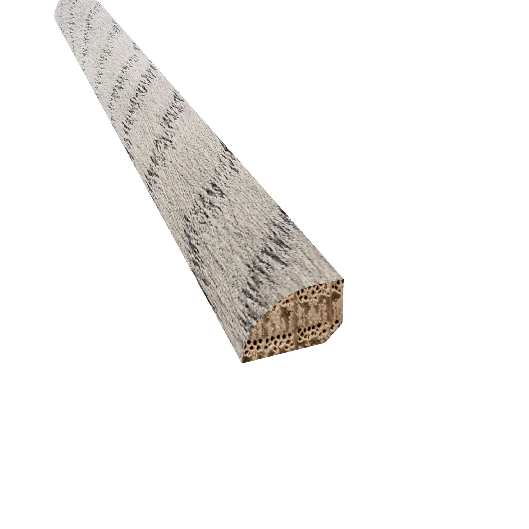 Prefinished West Village Chevron Hardwood 1/2 in. Thick x 0.75 in. Wide x 78 in. Length Shoe Molding