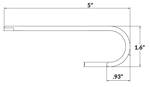Quiver Tan Oak Landing Stair Nose
