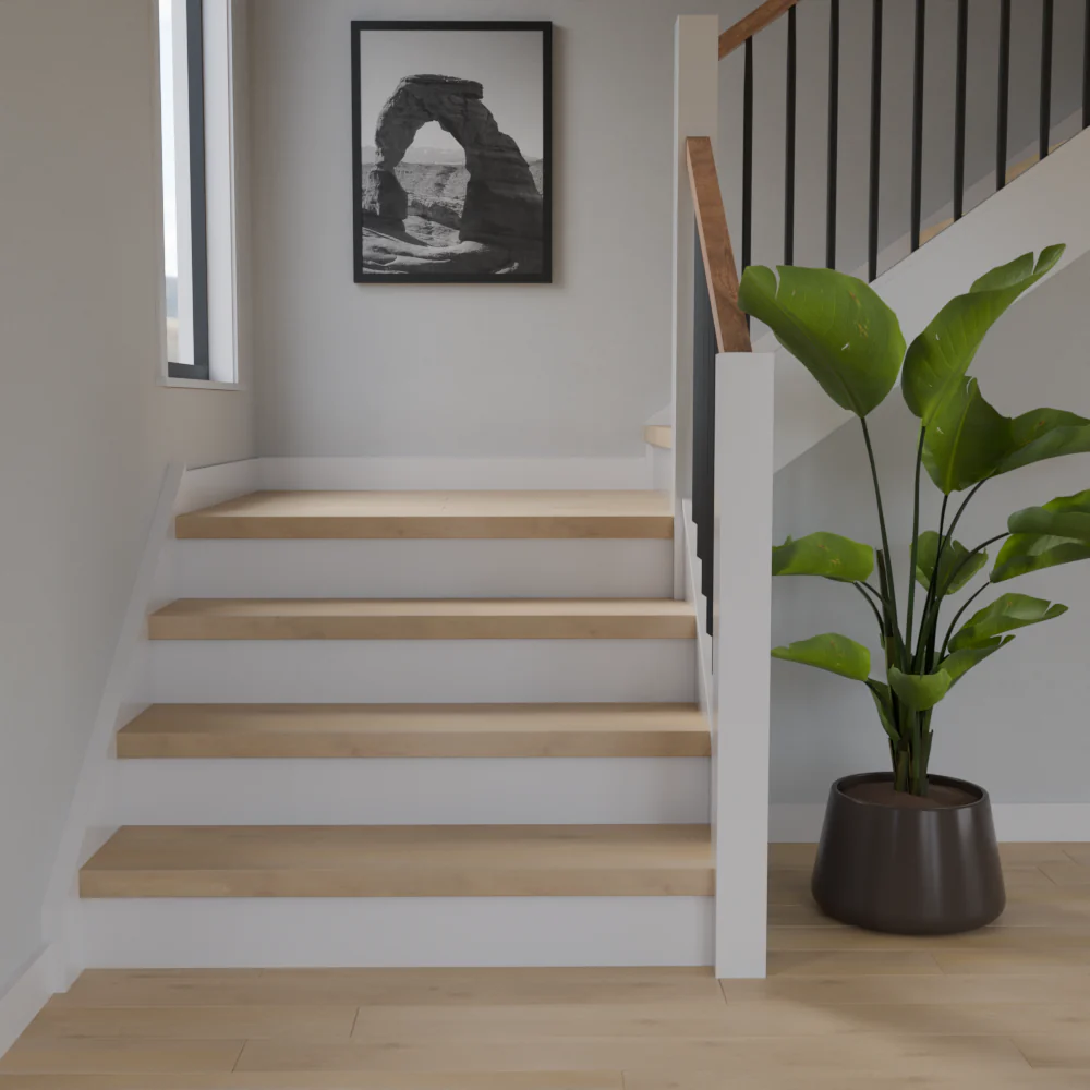 Shepherd Oak 48 in Length Square Retro Fit Tread - Image 2