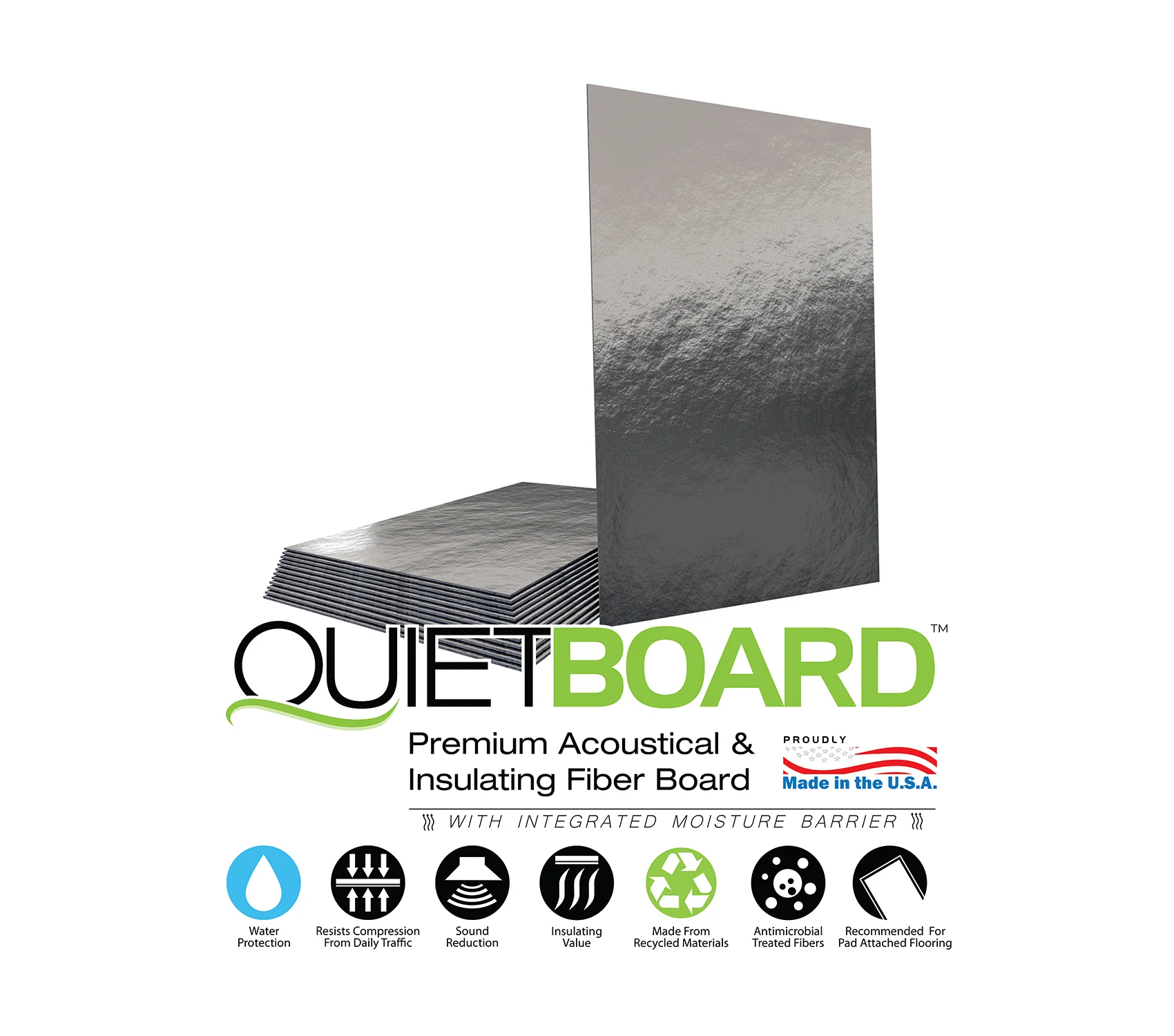 Underlayment - QuietBoard 90sft