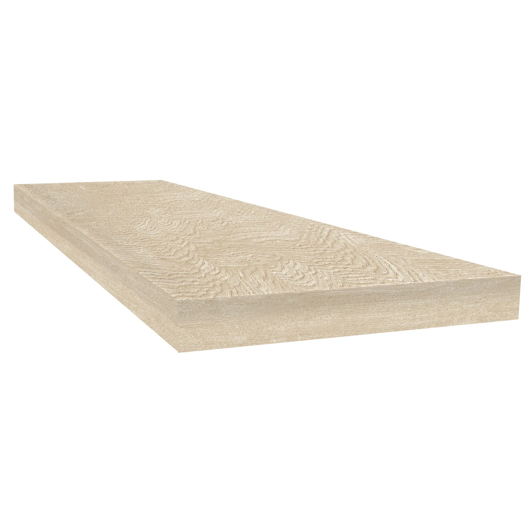 Voyager Pine 48" inch Square Retrofit Tread with Return